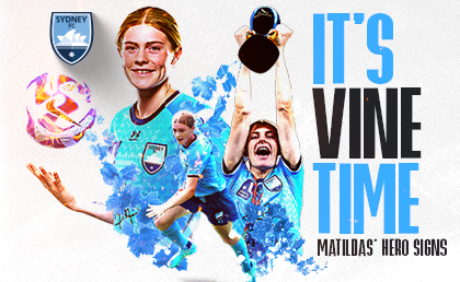 Star Sign Fc Matildas Star Cortnee Vine Re-Signs With Sydney FC - Sydney FC
