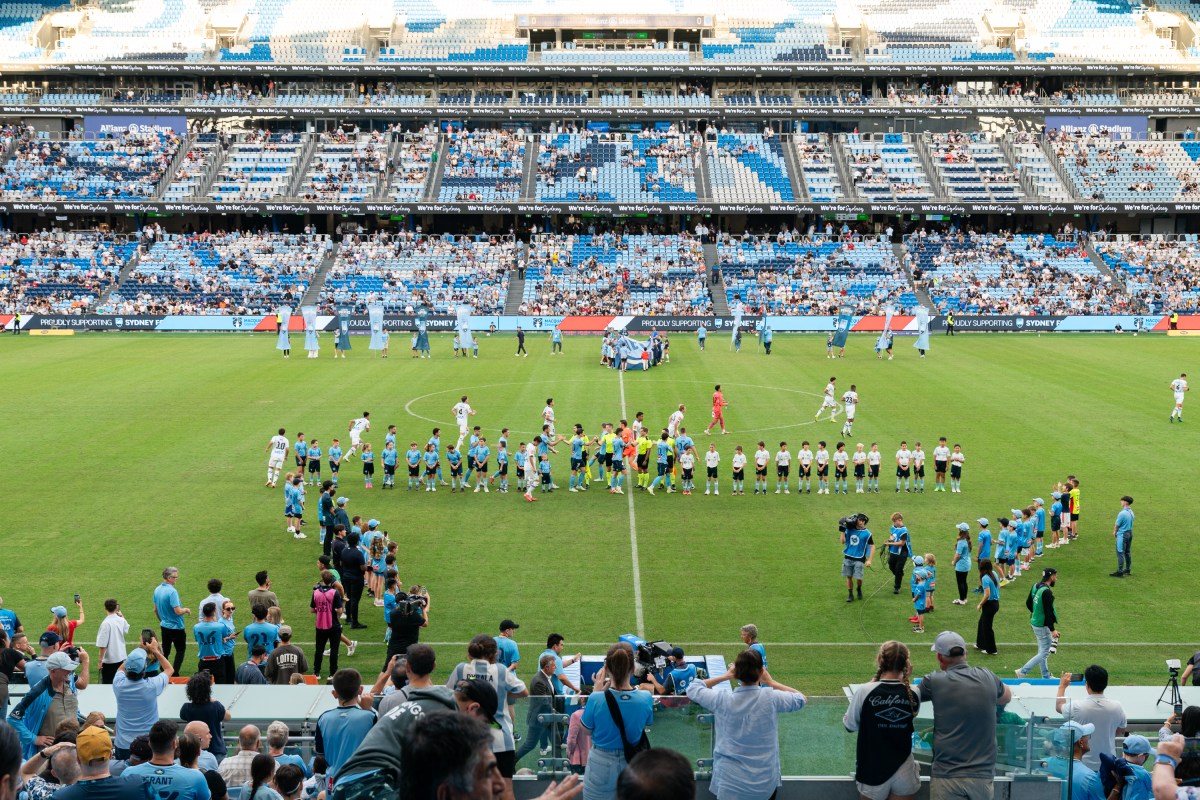 Allianz Stadium for a Sydney FC match