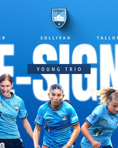 Star Young Matildas Trio have re-signed for Sydney FC