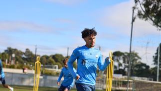 Rhys Youlley training at Sky Park