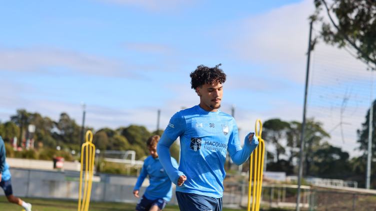 Rhys Youlley training at Sky Park