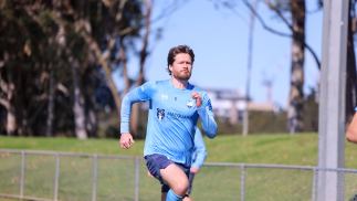Alex Grant in training