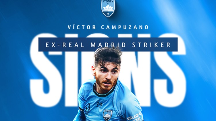 Sydney FC Sign Former Real Madrid And La Liga Striker Victor Campuzano