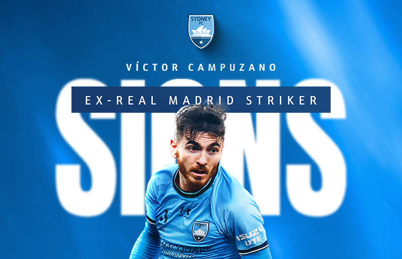 Sydney FC Sign Former Real Madrid And La Liga Striker Victor Campuzano