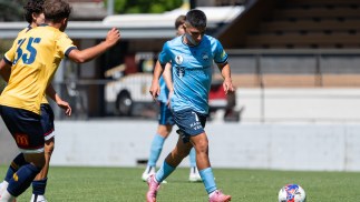 Piero playing a friendly vs Mariners at Leichhardt Oval