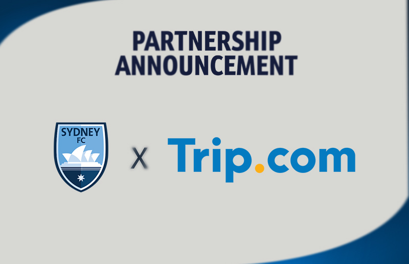 Sydney FC is proud to announce a new partnership with Trip.com, one of the world’s leading online travel platforms.