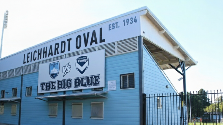 Leichhardt Oval is Sky Blue