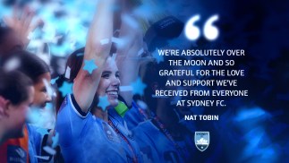 Sydney FC Congratulates Expectant Captain Tobin