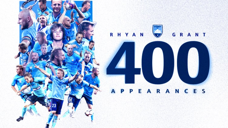 Sydney FC Legend Rhyan Grant Set For Historic 400th Appearance