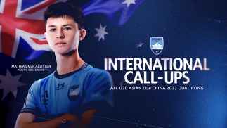 Macallister Selected for Young Socceroos’ AFC U20 Asian Cup Qualifiers