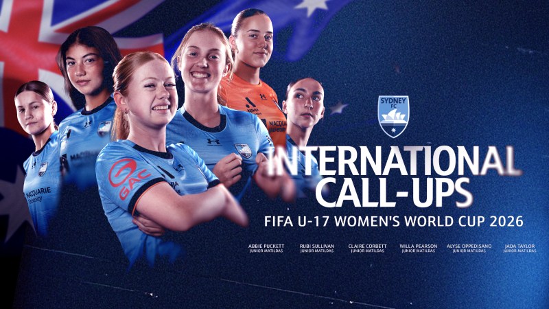 Sydney FC players called up for the FIFA U-17 Women's World Cup